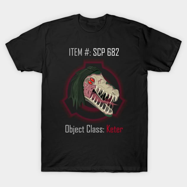 SCP-682 T-Shirt by NGM